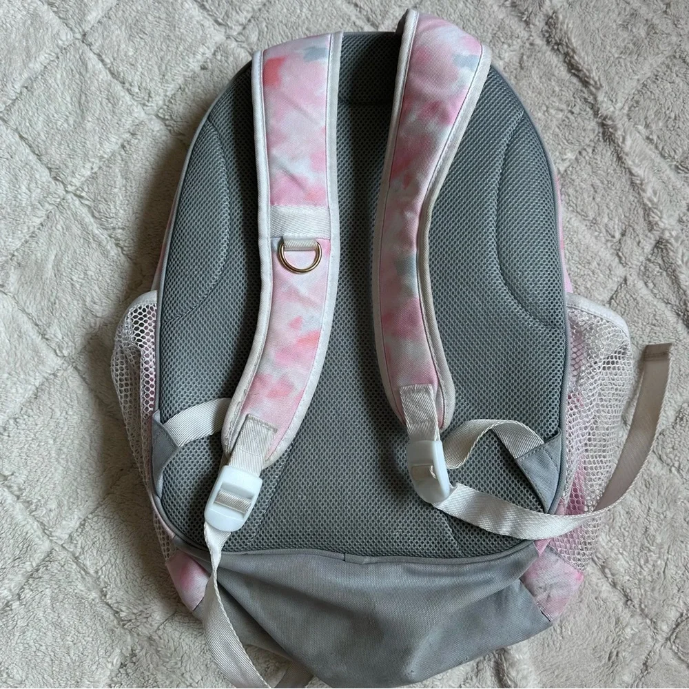 FLAWED Pottery Barn Teen | Gear Up Claire Pink Brushstrokes Backpack |